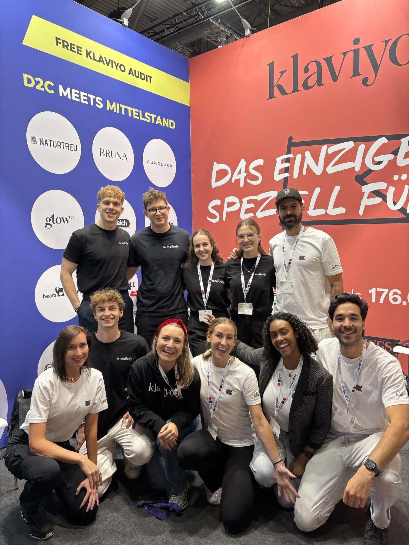 The Mailody team with Klaviyo at OMR